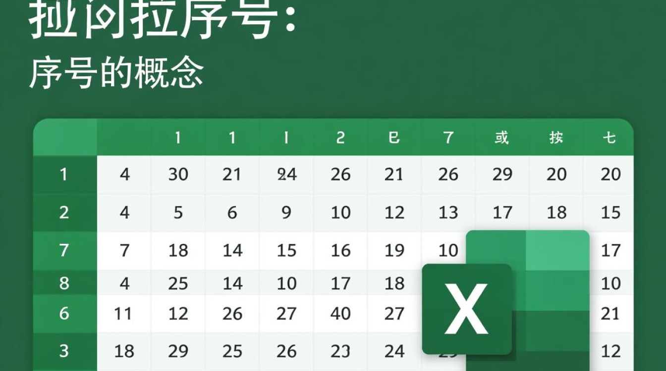 Excel中按行或列如何自动生成序号？不同排序方法适用场景有哪些疑问？-图2