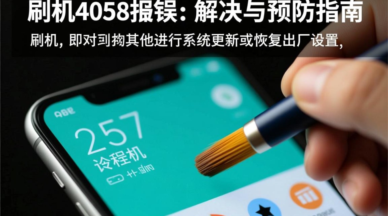 刷机4058报错,是硬件问题还是软件bug?如何解决?-图1 刷机4058报错,是硬件问题还是软件bug?如何解决?-图1