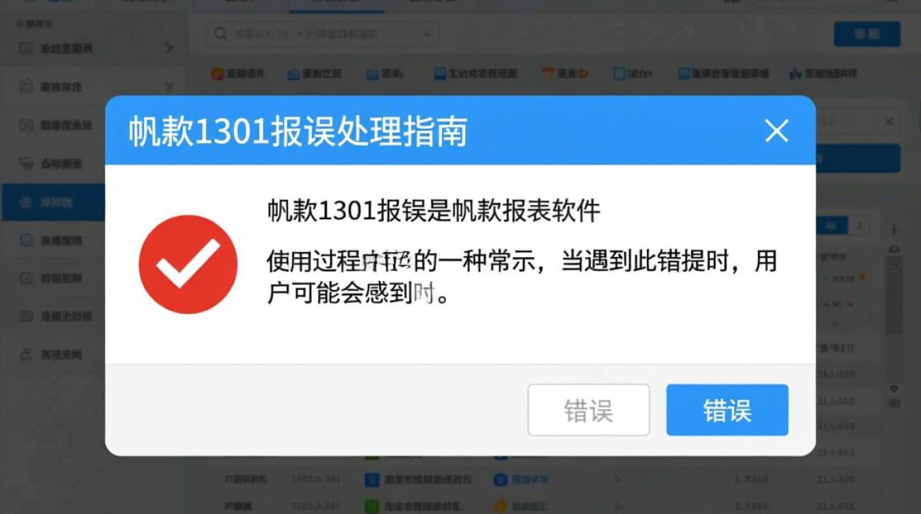 帆软1301报错究竟是什么原因导致的，该如何解决？-图1