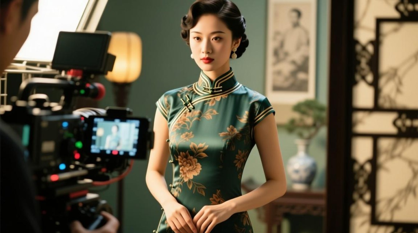 旗袍华丽转身,视频剪辑技巧揭秘,如何完美呈现旗袍转场效果?-图2 旗袍华丽转身,视频剪辑技巧揭秘,如何完美呈现旗袍转场效果?-图2