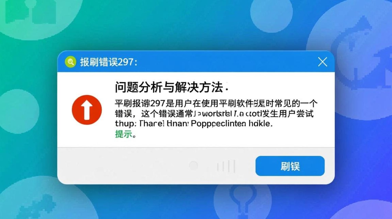 平刷报错297背后原因揭秘，为何频繁出现，如何解决？-图2