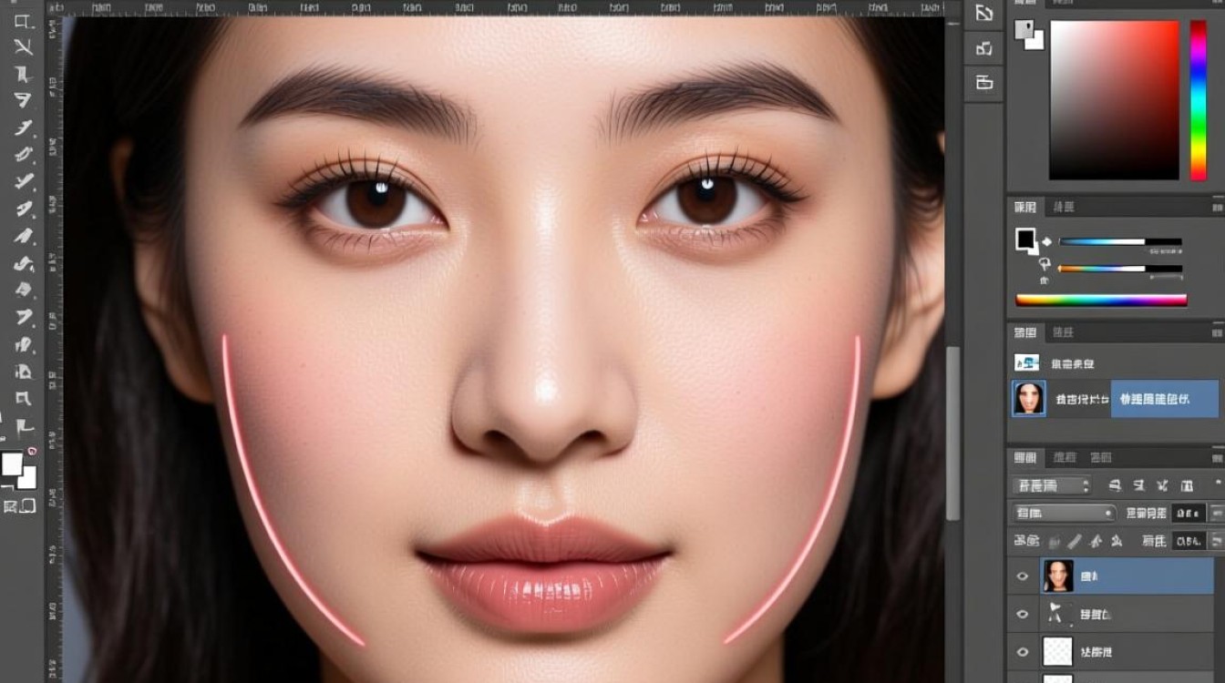 如何通过Photoshop有效消除双下巴？揭秘修图技巧！-图3