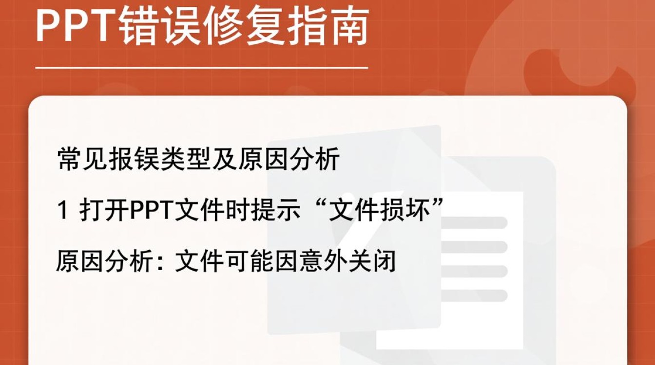 PPT文件报错修复，有哪些方法可以彻底解决常见的错误问题？-图1