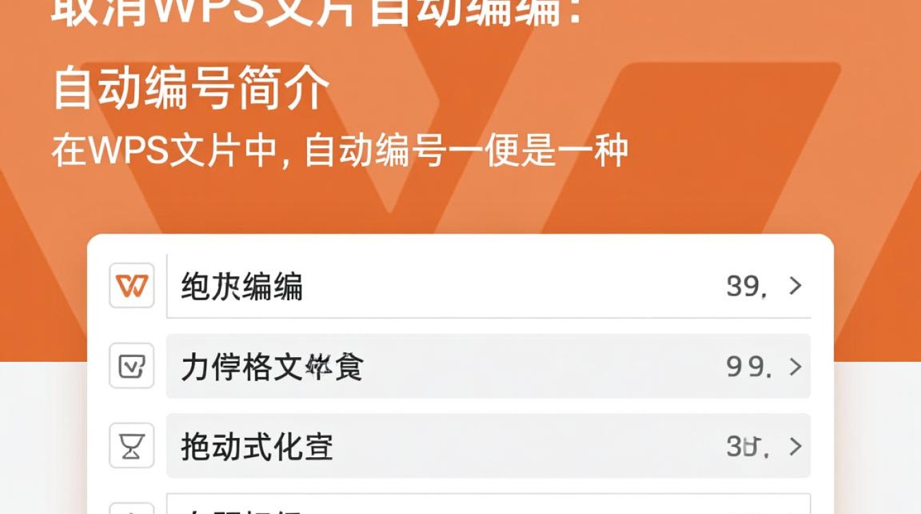 WPS文档中自动编号功能如何彻底关闭或自定义？-图3