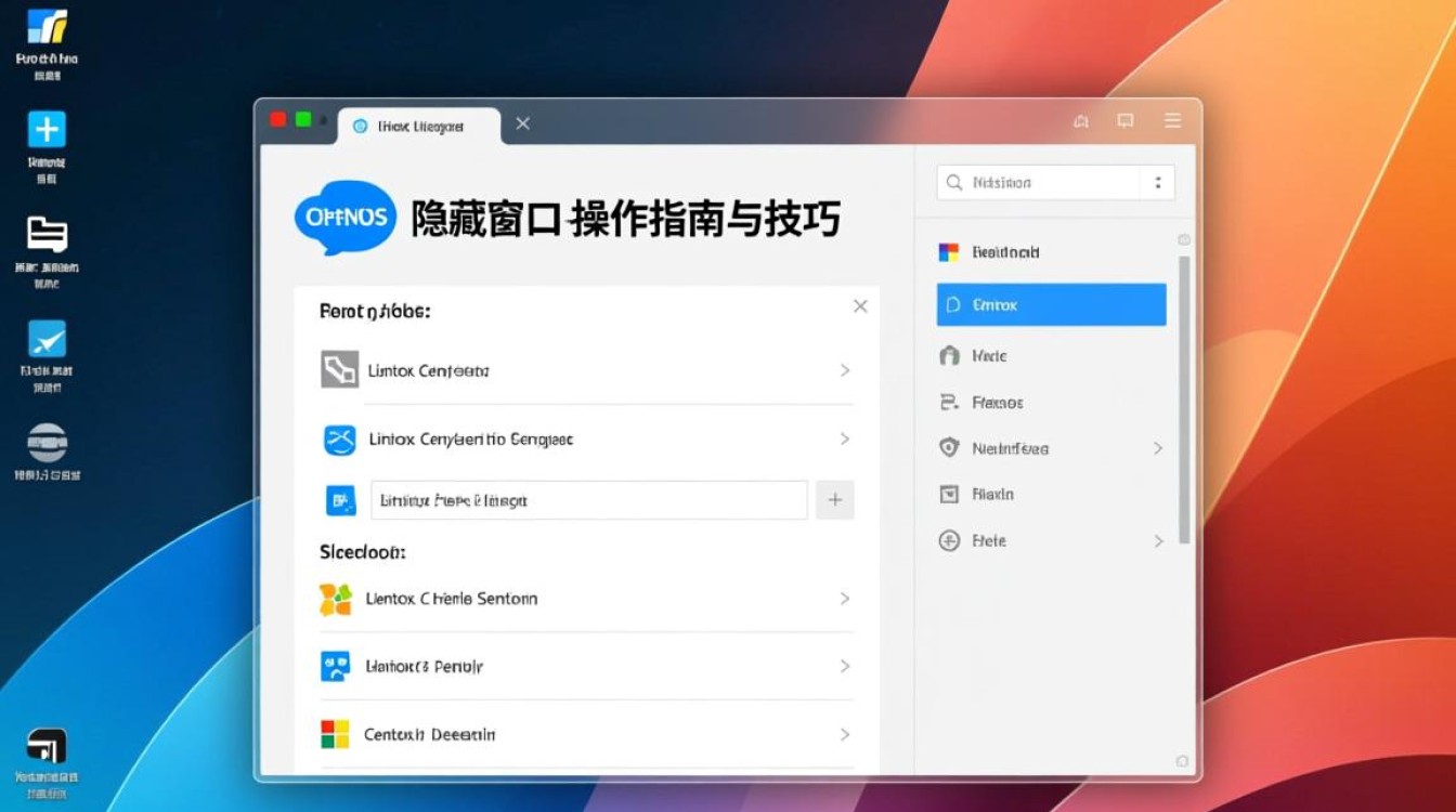 CentOS中如何实现隐藏窗口的设置方法详细解答？-图2