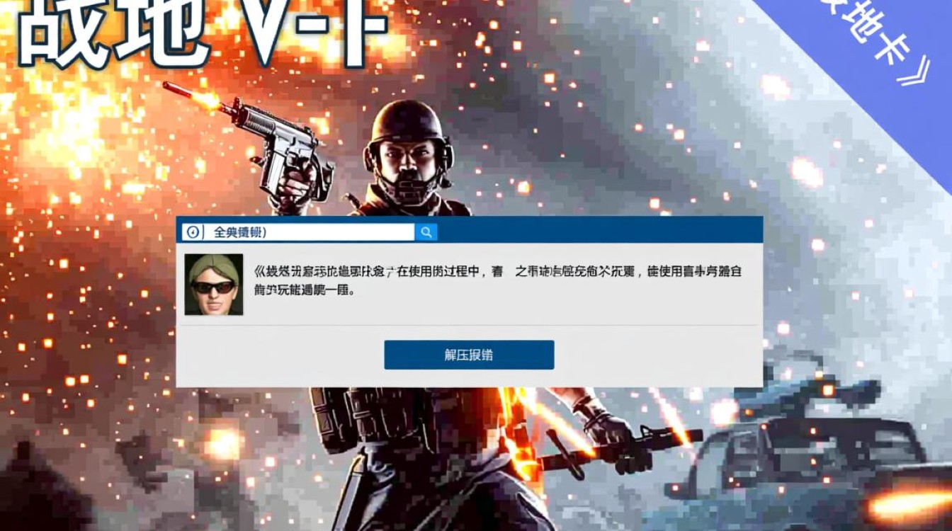 战地一为何频繁解压报错?深度解析背后原因及解决方法-图1 战地一为何频繁解压报错?深度解析背后原因及解决方法-图1