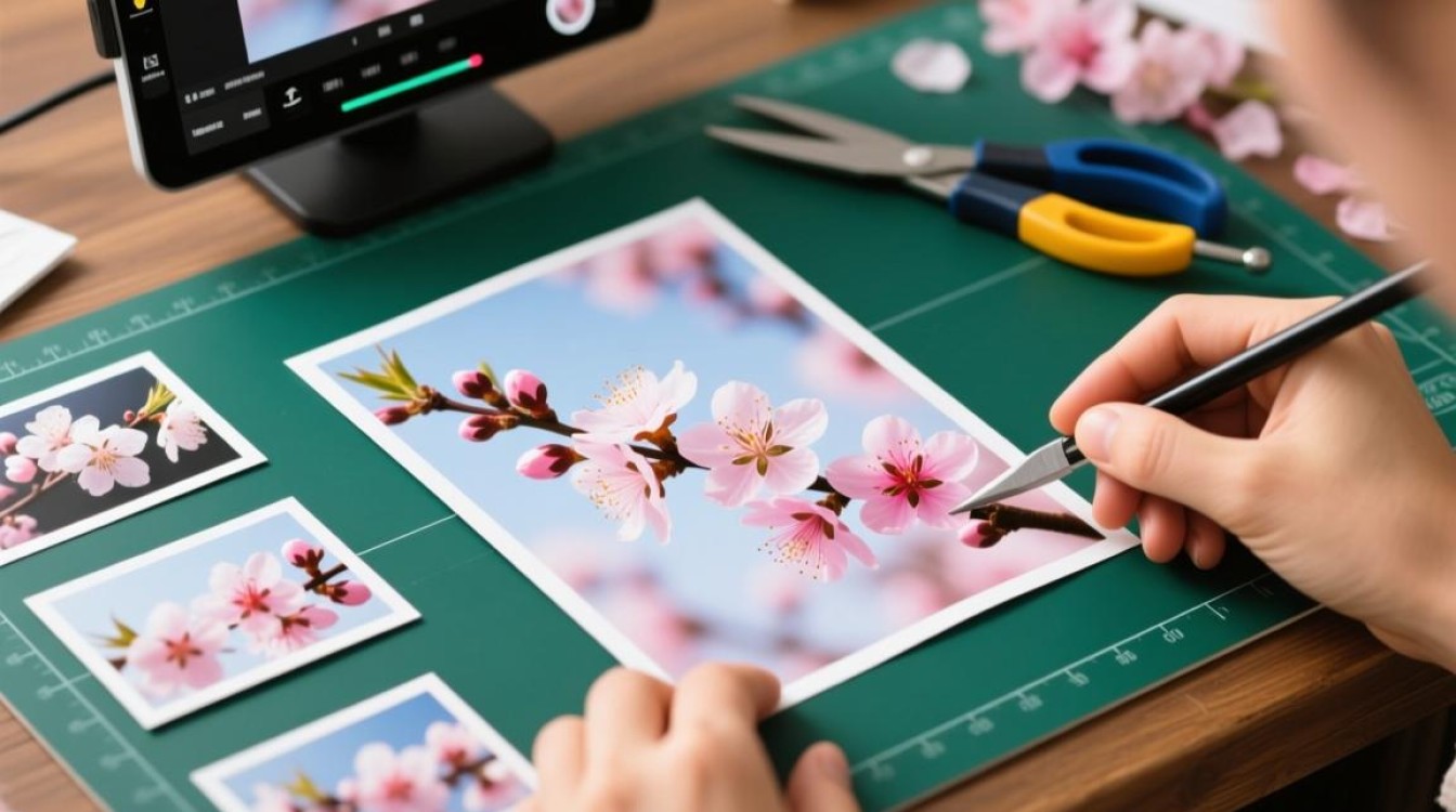 如何将桃花照片巧妙剪辑成一段迷人的视频呢？-图1