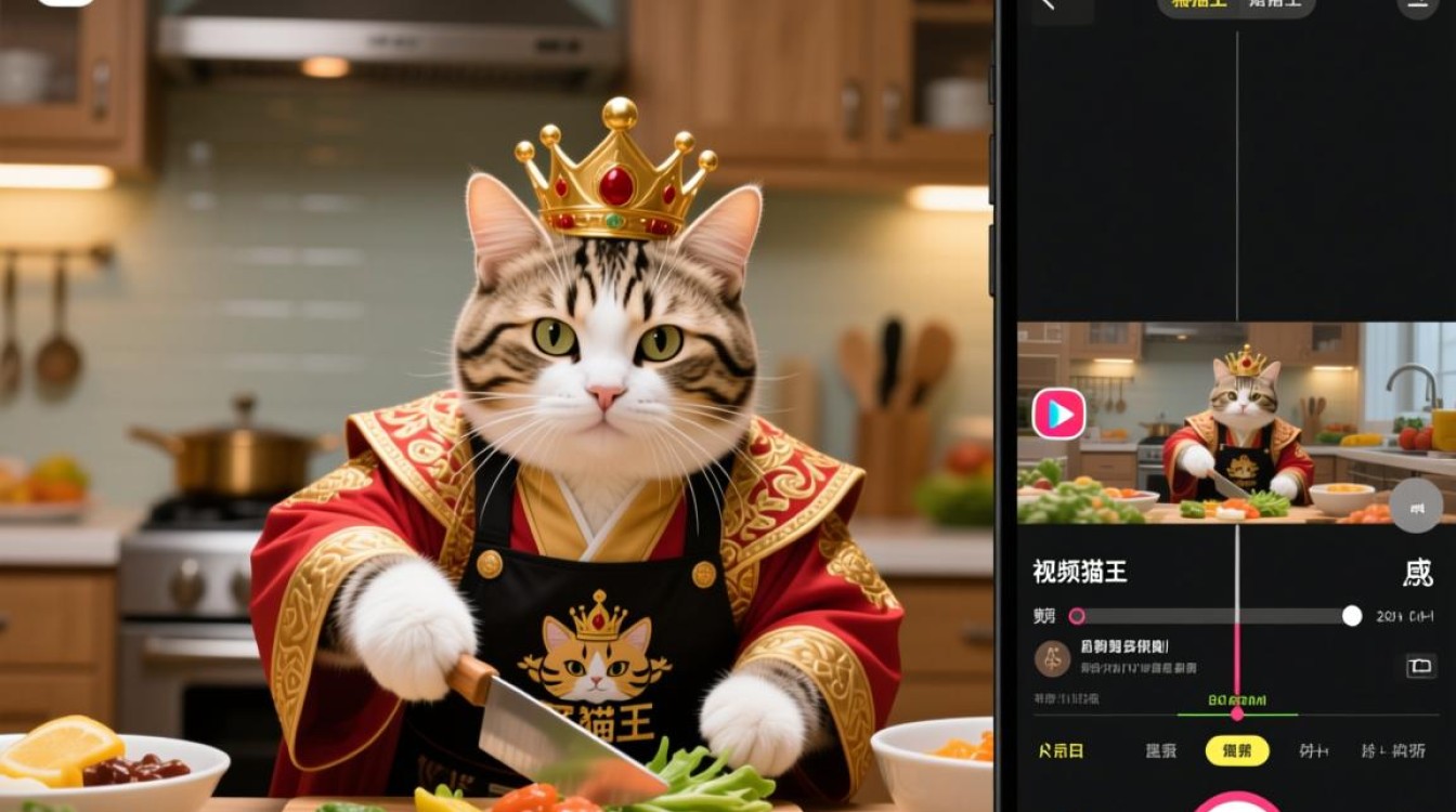如何高效剪辑料理猫王视频教程及技巧分享？-图1