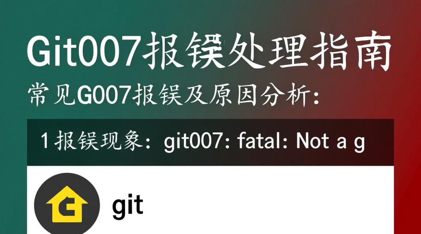 Git007报错时，如何快速定位和解决常见问题？-图1