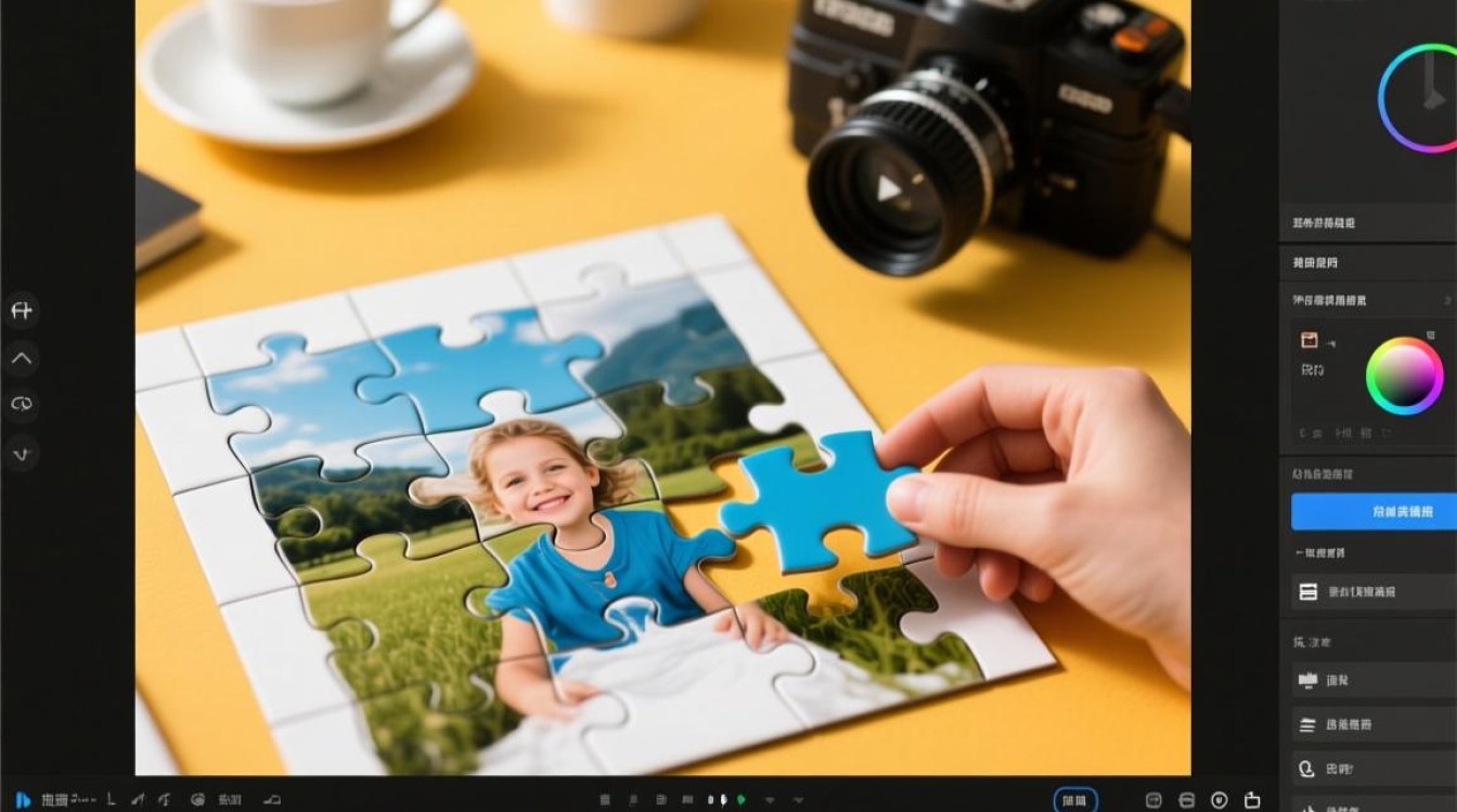 如何通过剪辑拼图图片制作精彩视频教程？-图1