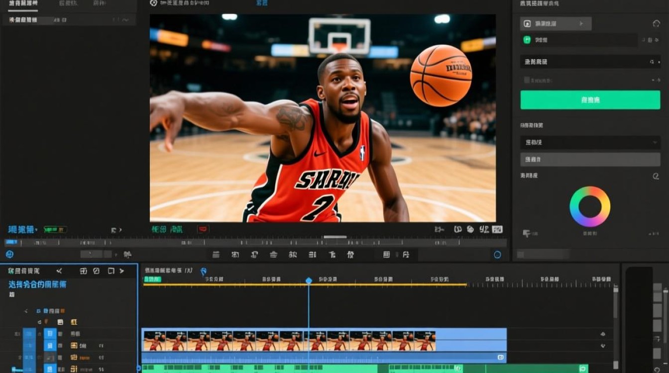 篮球视频剪辑疑问，全屏模式下，如何高效剪辑篮球精彩瞬间？-图3