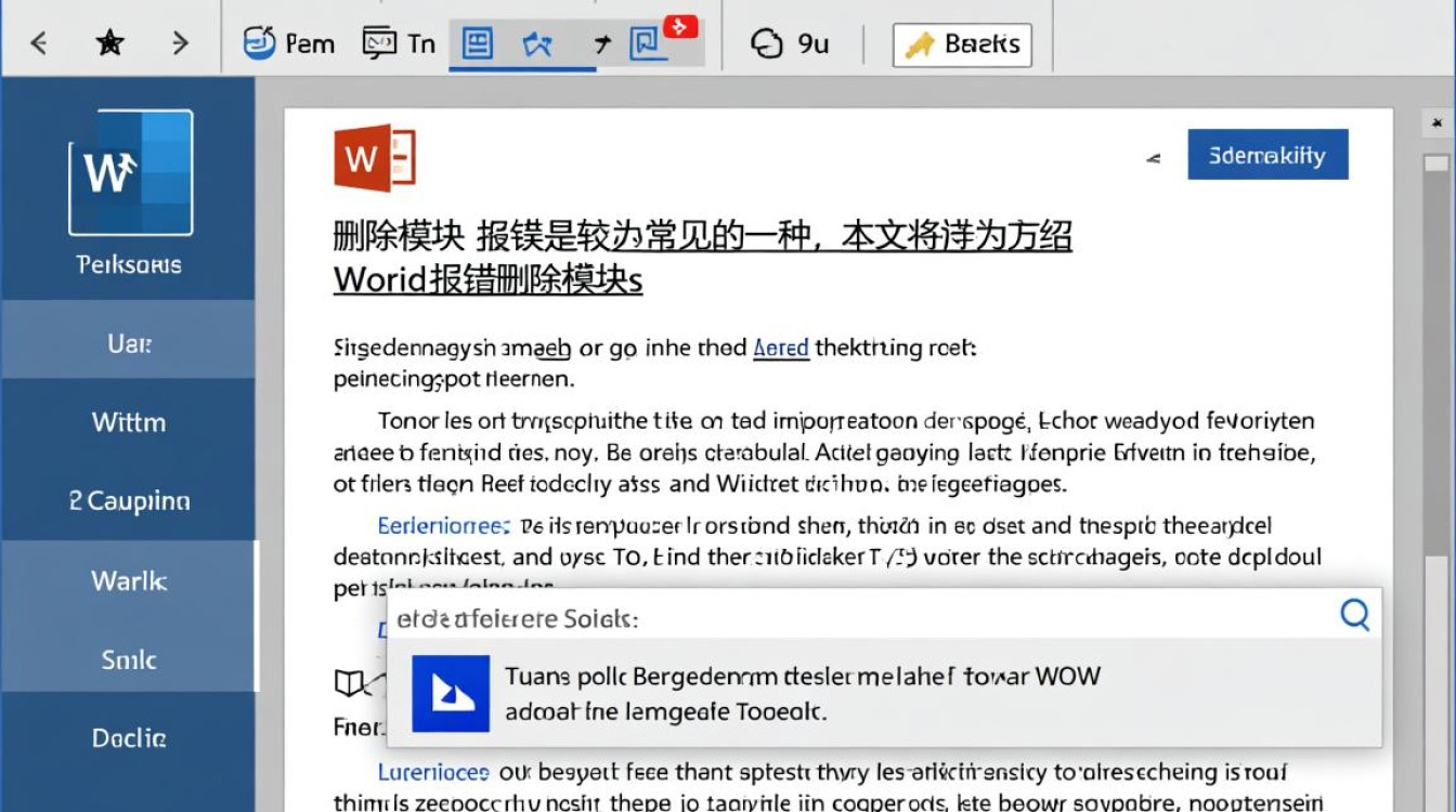 word报错删除模块为何在操作中频繁出现错误？解决方法有哪些？-图2