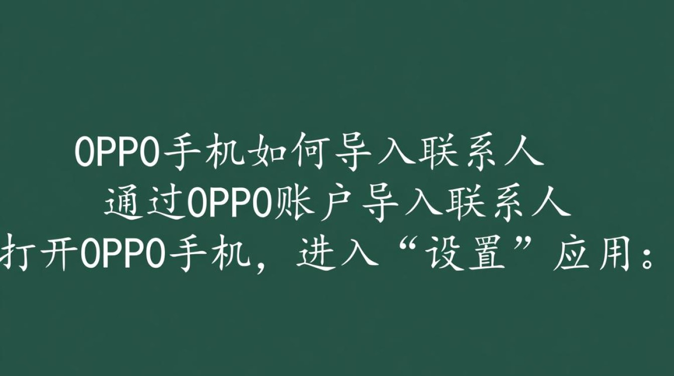 OPPO手机导入联系人方法详细解析,步骤全攻略?-图3 OPPO手机导入联系人方法详细解析,步骤全攻略?-图3