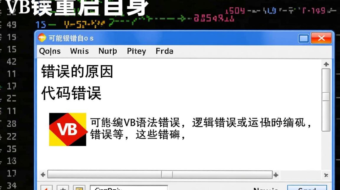 vb程序频繁报错自动重启，是何原因导致系统不稳定？-图3