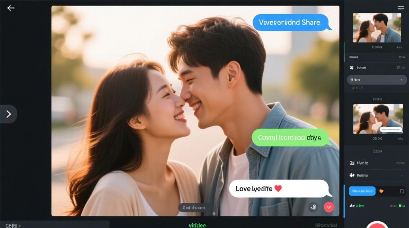 如何巧妙剪辑恋爱甜蜜对话视频，打造浪漫回忆集锦？-图2