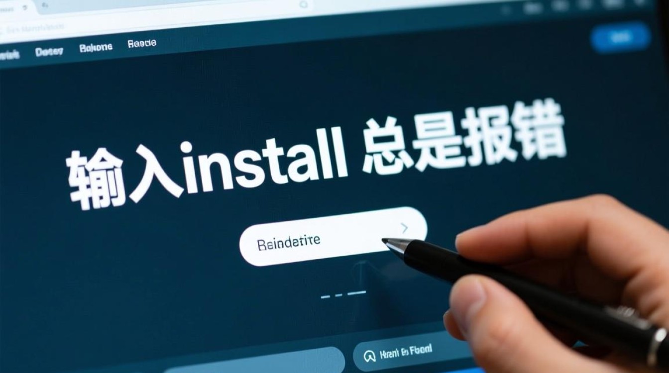 为什么输入install命令总是出现错误提示？排查解决方法是什么？-图2