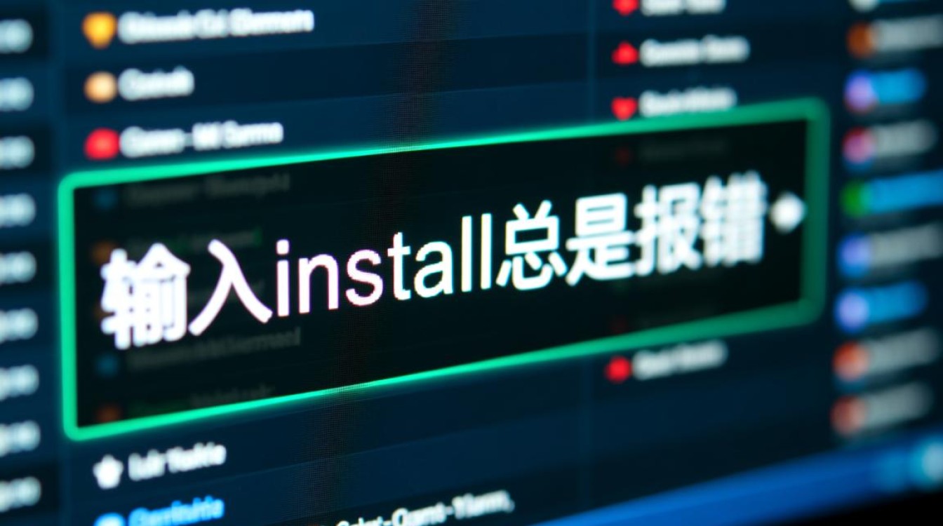 为什么输入install命令总是出现错误提示？排查解决方法是什么？-图3