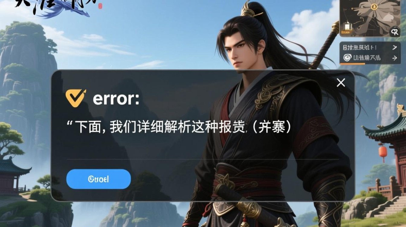 天刀游戏频繁报错error，玩家热议，这是为何？官方修复有何进展？-图2