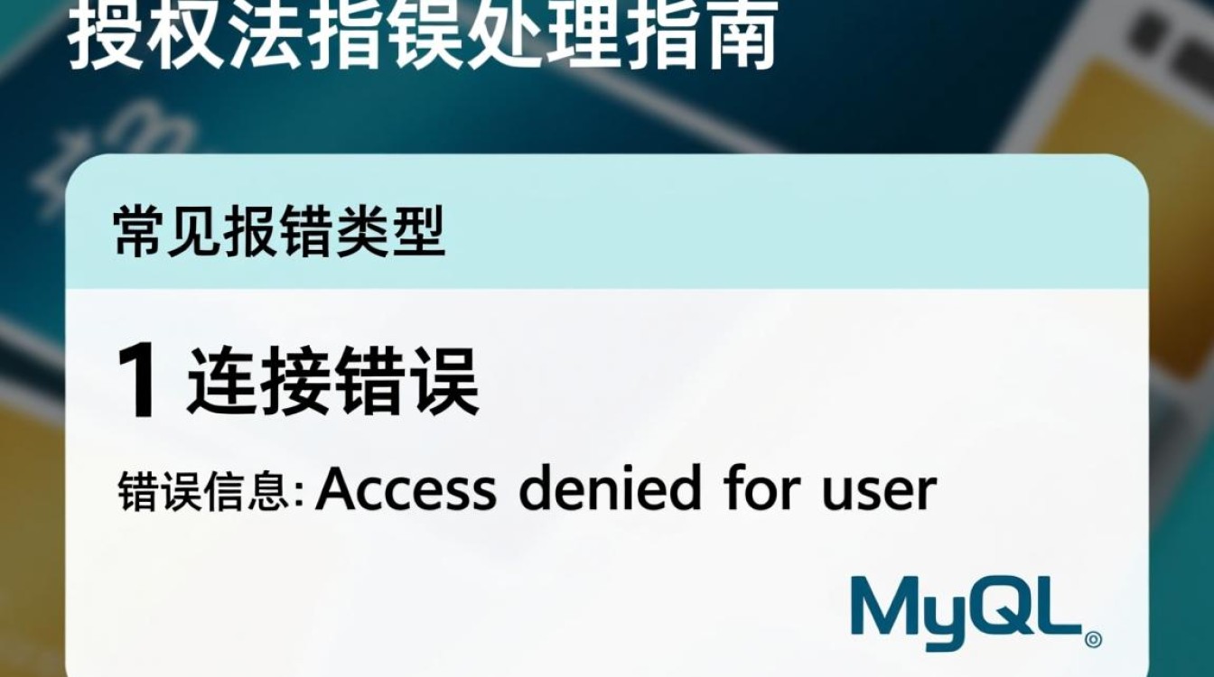 MySQL授权法屡次报错，究竟是什么原因导致权限设置问题？-图1
