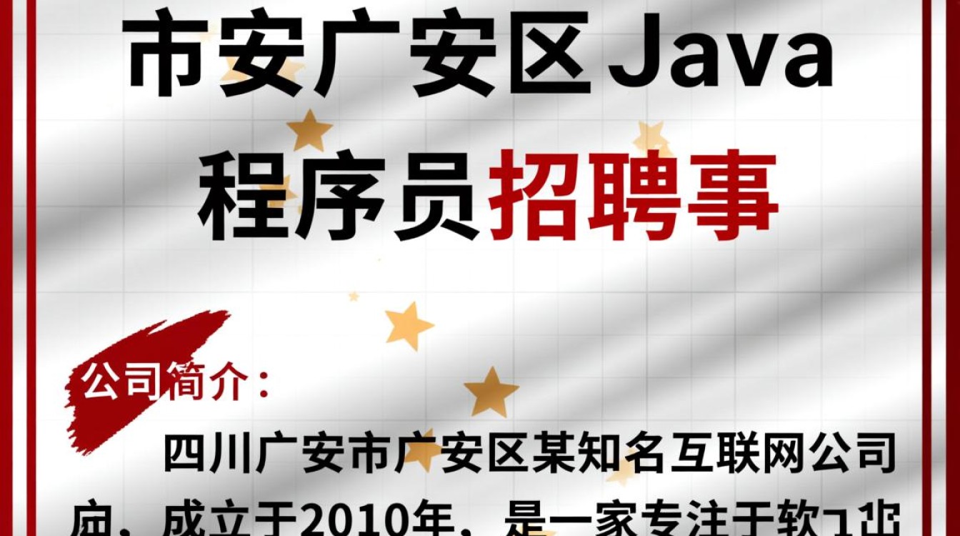 2026年四川广安市广安区Java程序员招聘,薪资待遇如何?工作环境怎样?-图3 2026年四川广安市广安区Java程序员招聘,薪资待遇如何?工作环境怎样?-图3