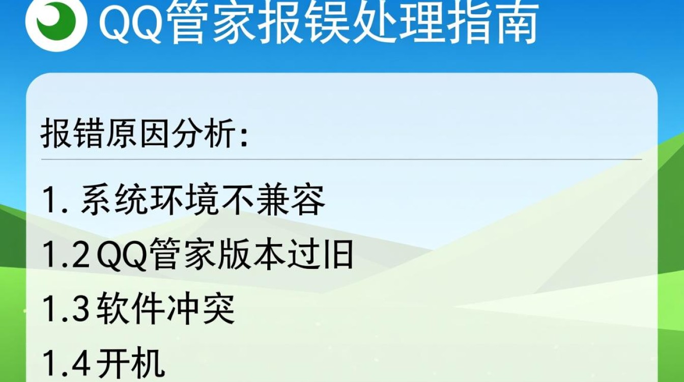 为何开机QQ管家总是报错？是系统冲突还是软件问题？排查指南在此！-图1