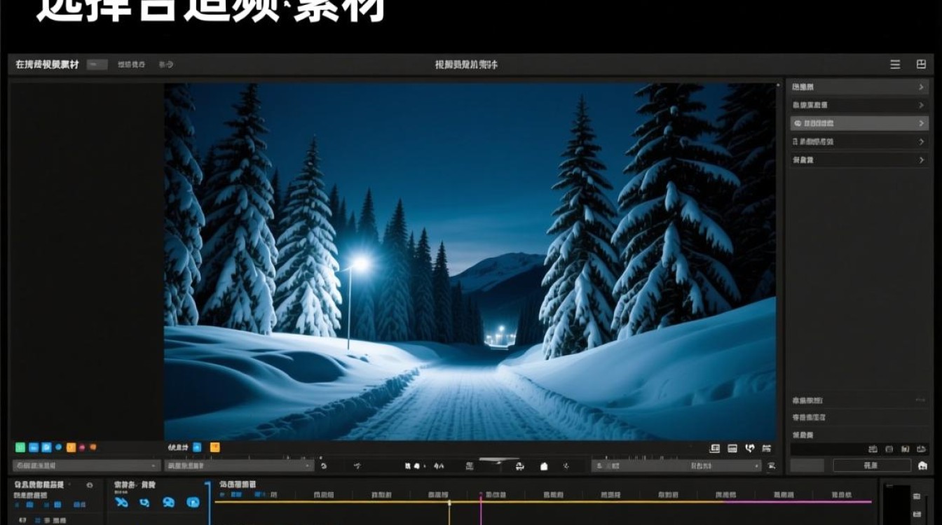 如何巧妙剪辑夜晚雪景视频,打造冬日浪漫氛围?-图2 如何巧妙剪辑夜晚雪景视频,打造冬日浪漫氛围?-图2