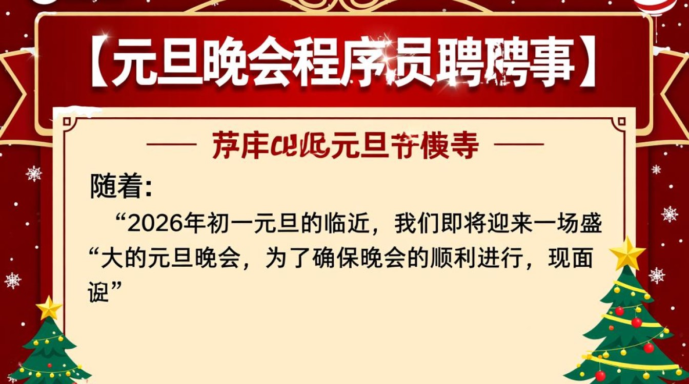 2026元旦晚会程序员招聘，为何初一开始，标准待遇揭秘？-图2
