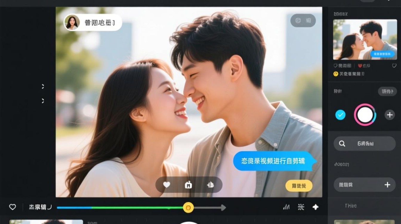 如何巧妙剪辑恋爱甜蜜对话视频，打造浪漫回忆集锦？-图1