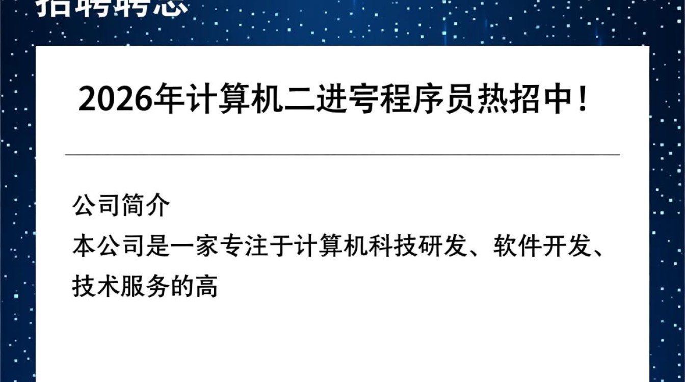 2026年计算机二进制程序员招聘，二进制编程人才需求如何？行业前景怎样？-图2