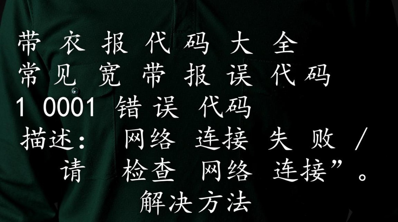 宽带报错代码大全里都有哪些常见故障及解决方法？快速查找解答-图2