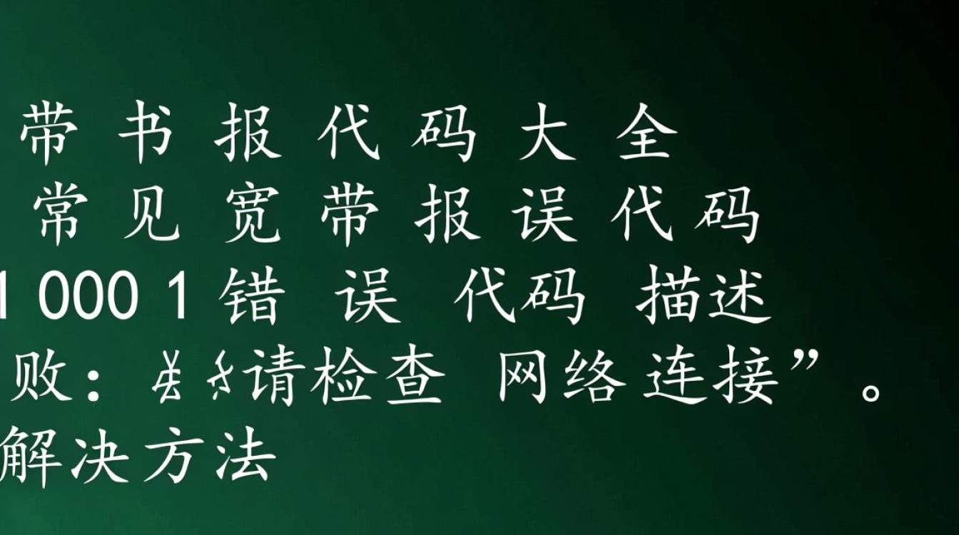 宽带报错代码大全里都有哪些常见故障及解决方法？快速查找解答-图3