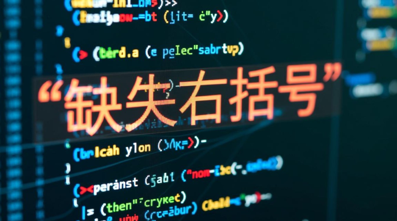 报错 缺失右括号文章为何出现语法错误，缺失关键括号？-图3
