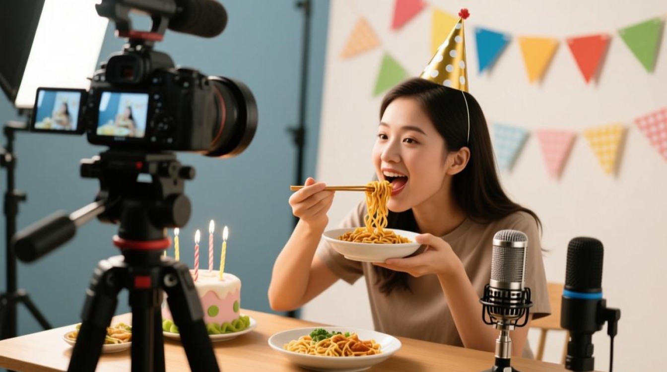 如何巧妙剪辑生日吃面视频，打造温馨回忆？-图3