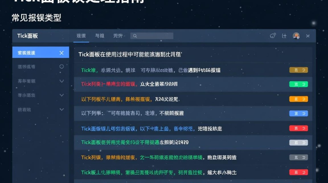 tick面板报错原因详解，是系统故障还是操作失误？-图2