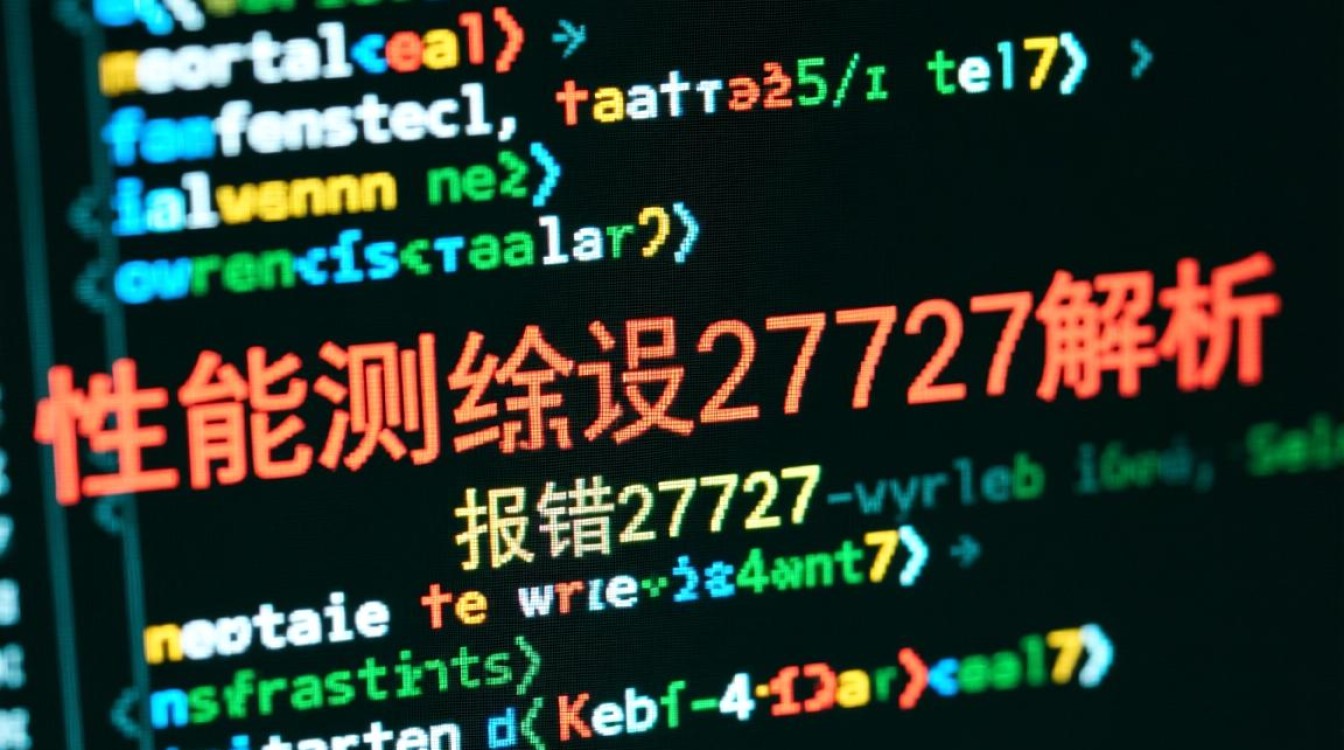 性能测试报错27727，为何频繁出现？解决方案在哪？-图1