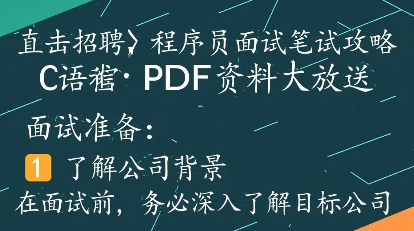 程序员面试C语言，这份笔试PDF能助你一臂之力吗？-图1