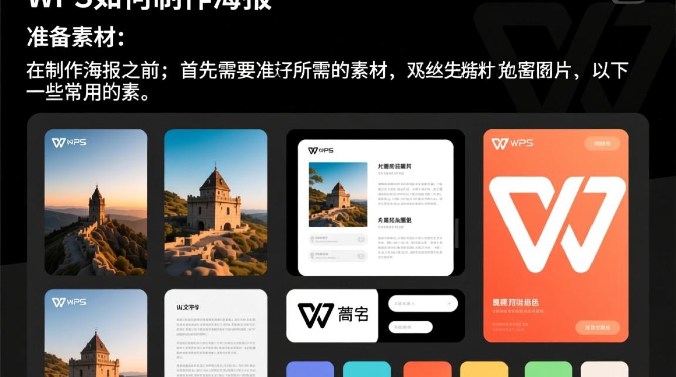 WPS制作海报时，有哪些技巧和步骤是新手容易忽略的？-图2