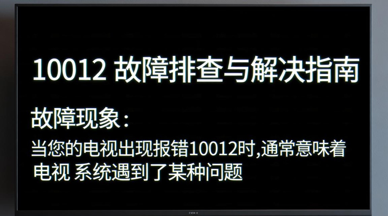 电视报错10012背后原因揭秘,是硬件故障还是系统问题?-图2 电视报错10012背后原因揭秘,是硬件故障还是系统问题?-图2