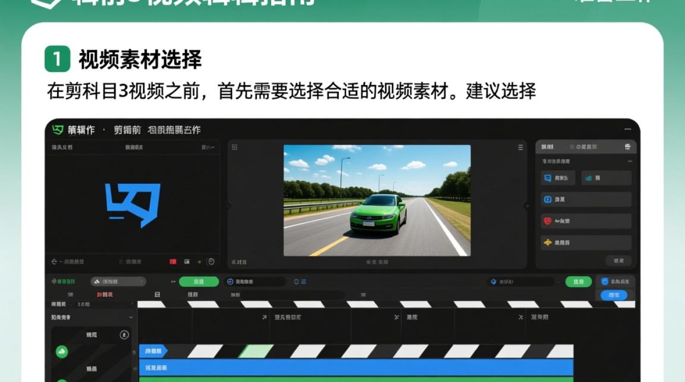 如何高效剪辑科目三驾驶教学视频？技巧与步骤揭秘-图1