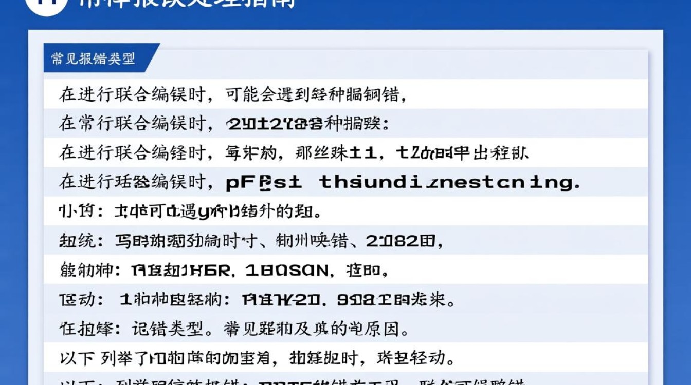 为何联合编译报错频繁出现?揭秘技术难题背后的真相!-图1 为何联合编译报错频繁出现?揭秘技术难题背后的真相!-图1