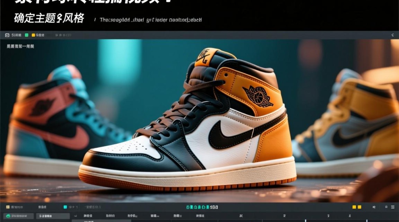 球鞋转场视频剪辑技巧详解，如何打造专业级球鞋展示-图1