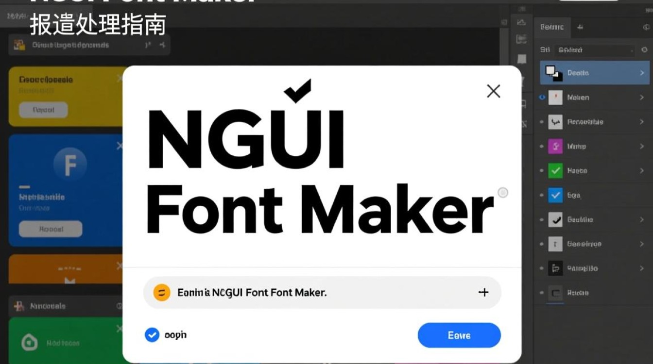 NGUI Font Maker报错怎么办？排查及解决30字疑问长尾标题，NGUI Maker常见报错及高效解决攻略-图3