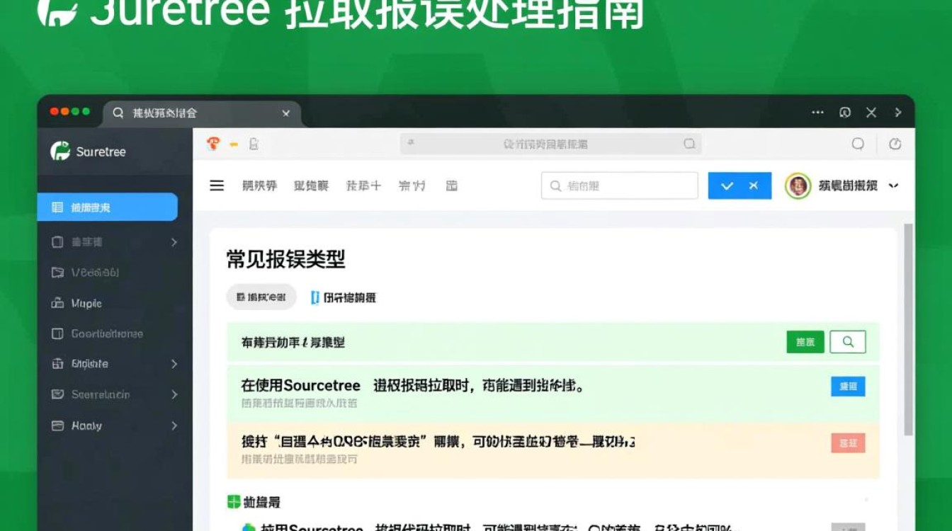 为何 Sourcetree 拉取时总是报错？常见原因及解决方案揭秘！-图2