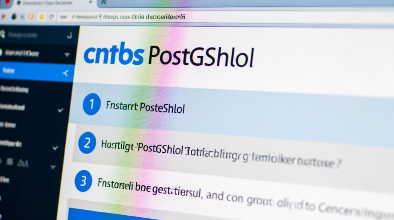 CentOS环境下如何正确启动PostgreSQL数据库服务?-图3 CentOS环境下如何正确启动PostgreSQL数据库服务?-图3