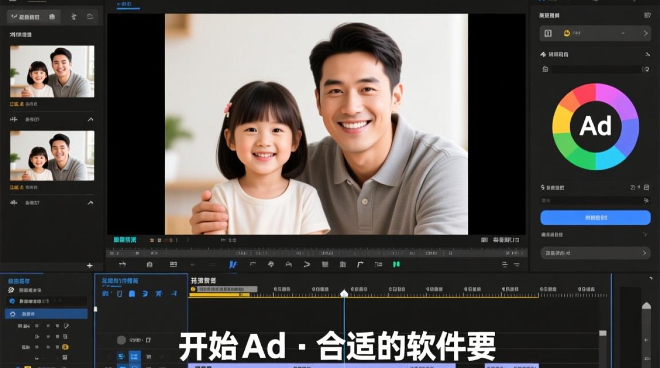 如何巧妙剪辑父女照片，制作感人视频教程分享？-图2
