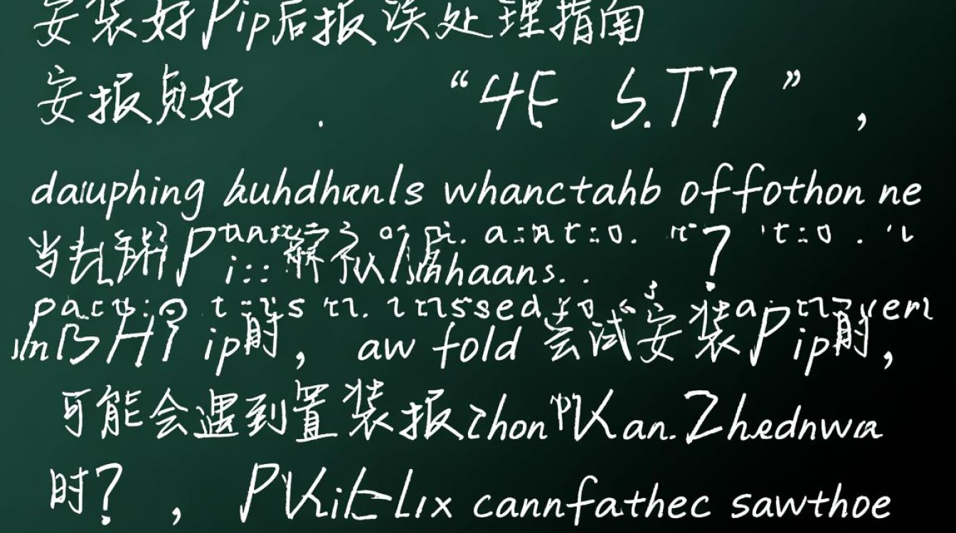 为什么Python安装好pip后还频繁报错？排查与解决方法详解！-图1