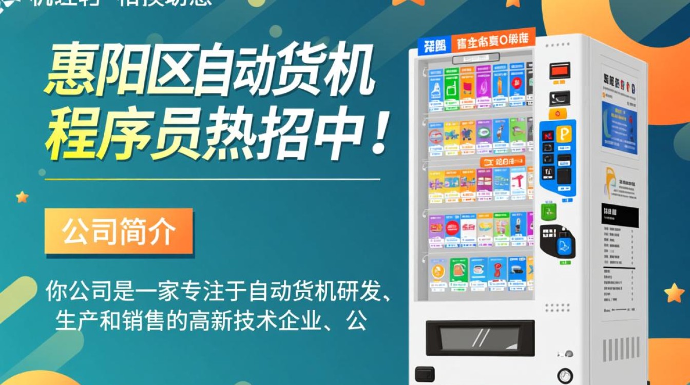 惠阳区自动售货机程序员招聘,你准备好迎接这一新兴职业的挑战了吗?-图1 惠阳区自动售货机程序员招聘,你准备好迎接这一新兴职业的挑战了吗?-图1