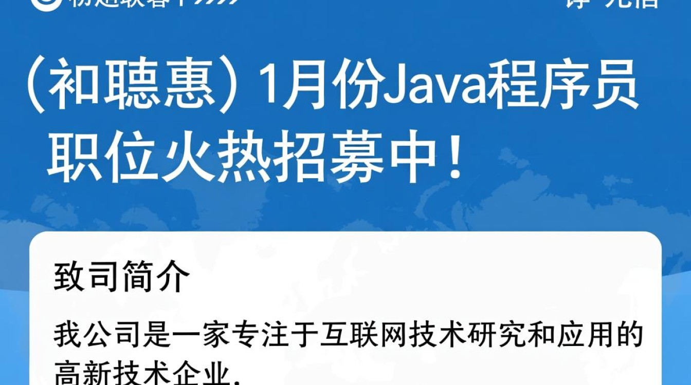 1月份，Java程序员招聘信息汇总，哪里有适合的职位机会？-图1