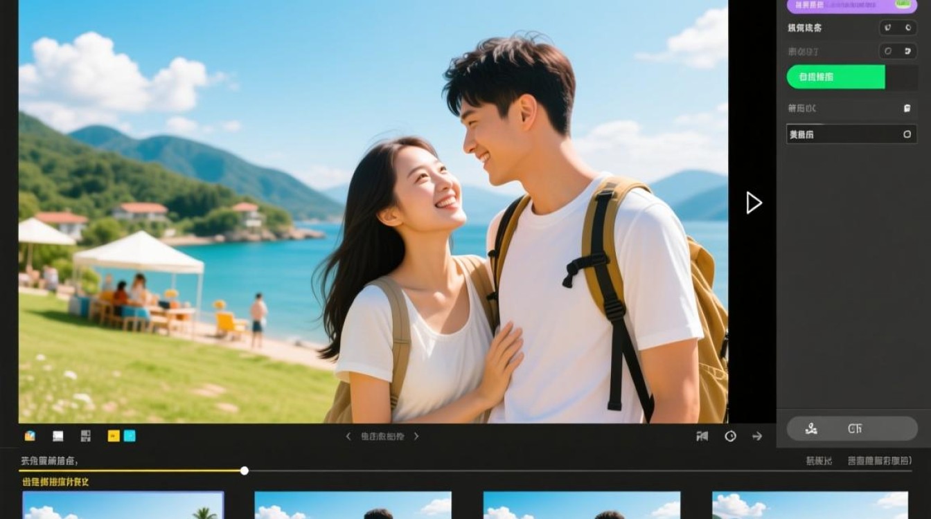 如何巧妙剪辑出游情侣视频，打造浪漫回忆短视频？-图1
