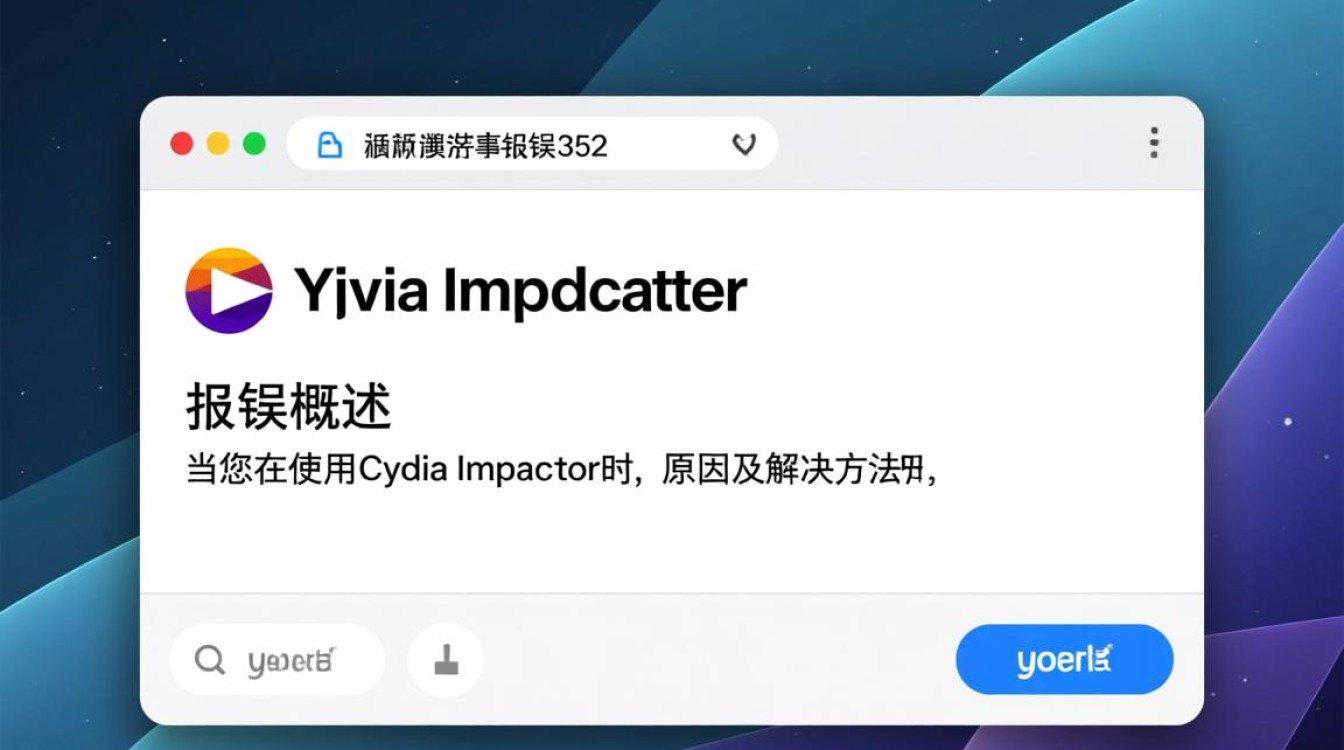 Cydia Impactor报错352？原因排查与解决方法揭秘！-图1